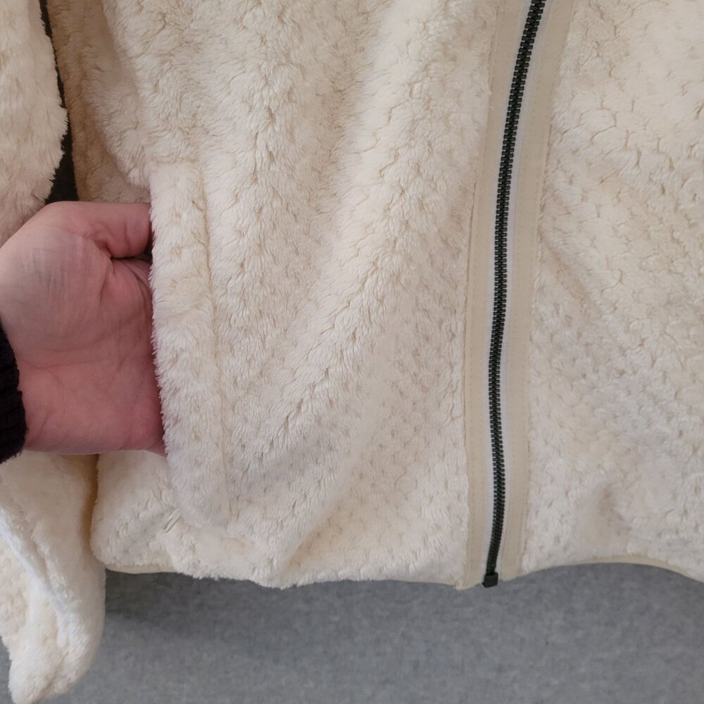 Columbia Fire Side II Sherpa Full-Zip Jacket Size M Ivory NWOT - Picture 6 of 12